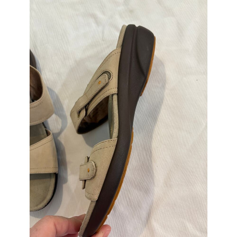 Dansko Isabel Tan Leather Adjustable ortho comfort Slide Sandals Womens 39 8.5-9 - Picture 7 of 12